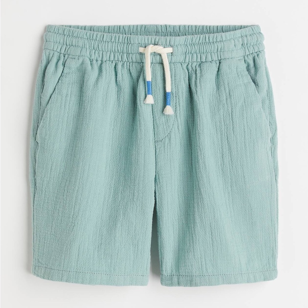 NWT H&M CRINKLED COTTON SHORTS SIZE 5T